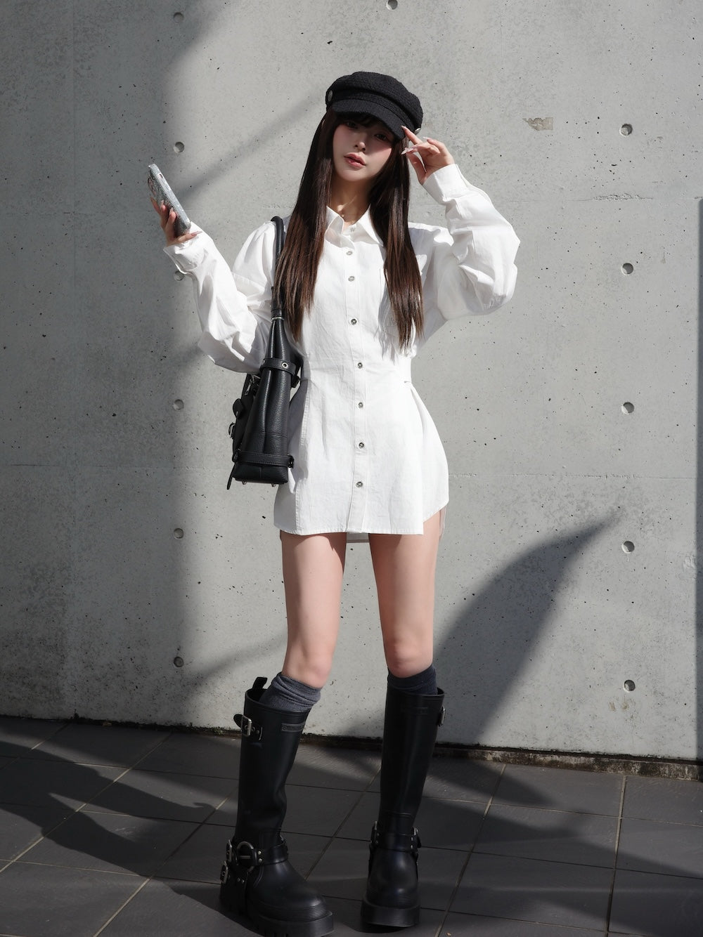 ウエストマークビッグシャツ