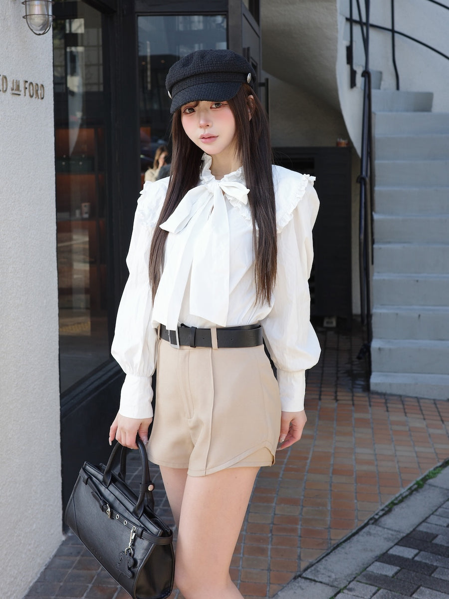 モデル：158cm（着用サイズ：S　着用カラー：BEG）