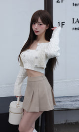 モデル：158cm（着用サイズ：S　着用カラー：BEG）