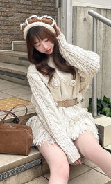 サイズ：FREE　カラー：BRN