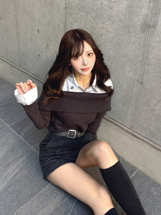 モデル：158cm（着用サイズ：FREE　着用カラー：C-GRY）