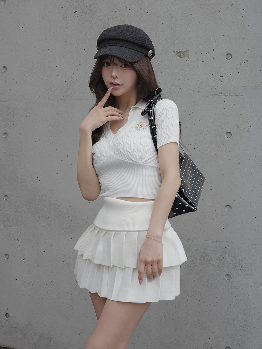 モデル：158cm（着用サイズ：FREE　着用カラー：WHT）