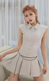 モデル：165cm（着用サイズ：FREE　着用カラー：WHT）
