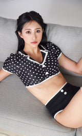 モデル：168cm（着用サイズ：FREE　着用カラー：BLK）