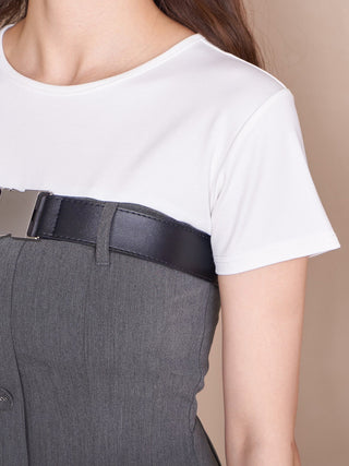 モデル：164cm（着用サイズ：FREE　着用カラー：GRY）