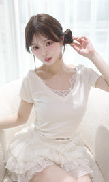 モデル：158cm（着用サイズ：FREE　着用カラー：WHT）