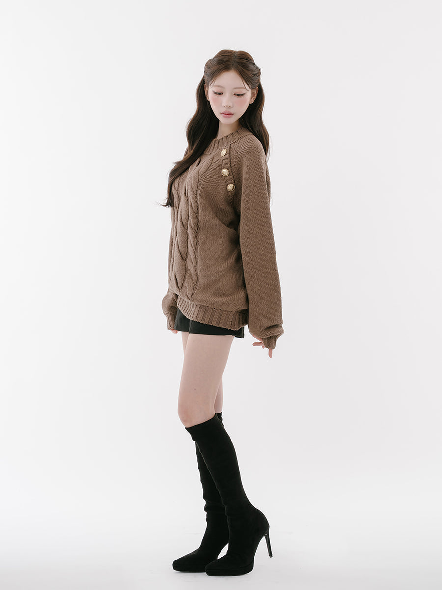 モデル：165cm（着用サイズ：FREE　着用カラー：BRN）