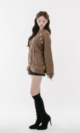 モデル：165cm（着用サイズ：FREE　着用カラー：BRN）