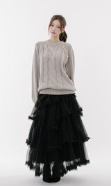 モデル：165cm（着用サイズ：FREE　着用カラー：GRY）