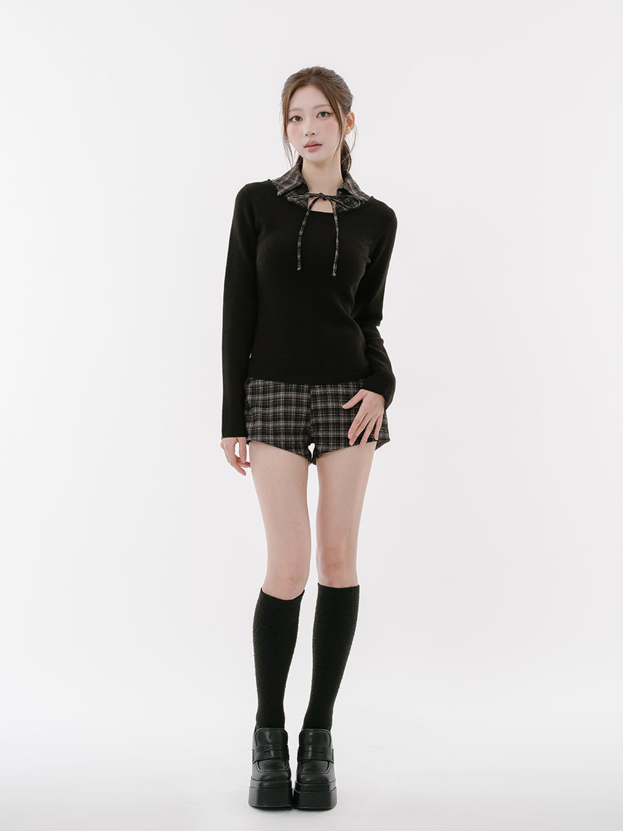 モデル：165cm（着用サイズ：FREE　着用カラー：BLK）