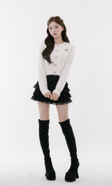 モデル：165cm（着用サイズ：FREE　着用カラー：WHT）