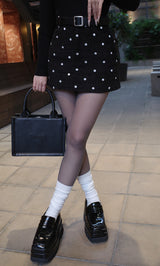 モデル：156cm（着用サイズ：S　着用カラー：BLK）