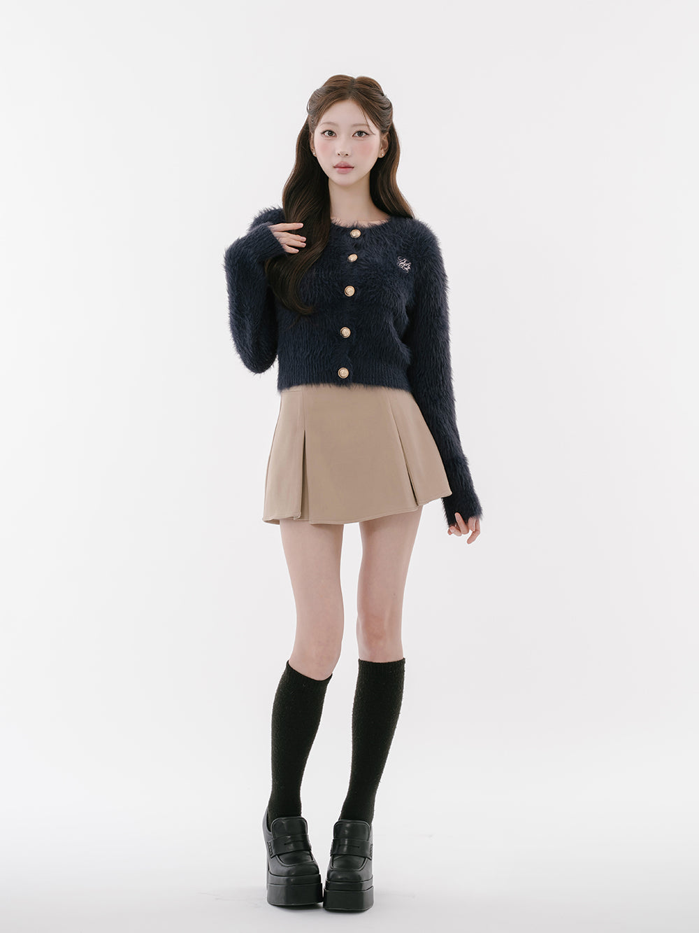 モデル：165cm（着用サイズ：FREE　着用カラー：NVY）