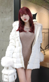 モデル：165cm（着用サイズ：S　着用カラー：WHT）