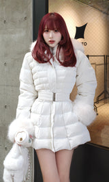 モデル：165cm（着用サイズ：S　着用カラー：WHT）