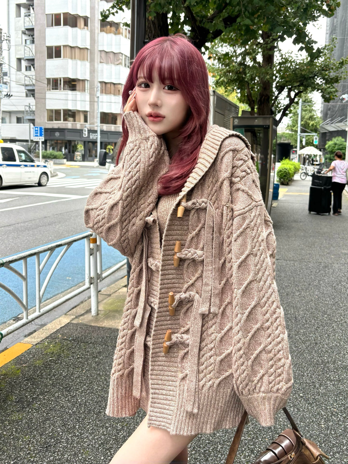 モデル：165cm（着用サイズ：FREE　着用カラー：MOC）