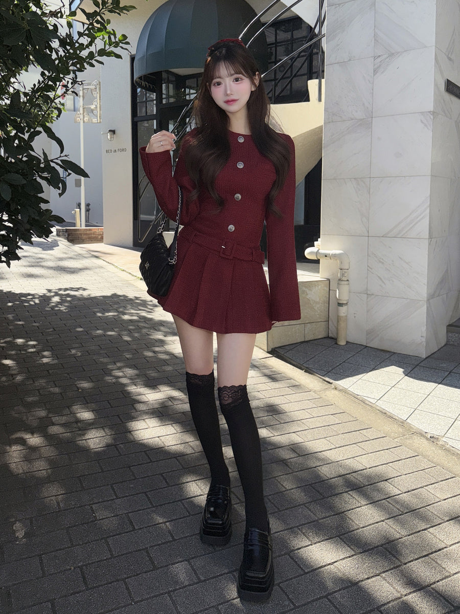 モデル：158cm（着用サイズ：FREE　着用カラー：BRD）