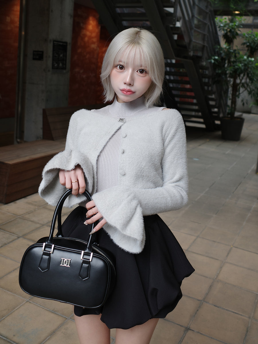 モデル：155cm（着用サイズ：FREE　着用カラー：GRY）