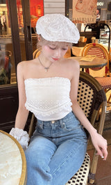 モデル：155cm（着用サイズ：FREE　着用カラー：WHT）
