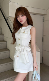 モデル：158cm（着用サイズ：FREE　着用カラー：WHT）