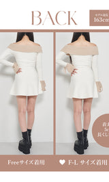 モデル：163cm（着用サイズ：FREE/F-L　着用カラー：BEG）