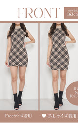 モデル：163cm（着用サイズ：FREE/F-L　着用カラー：BRN）