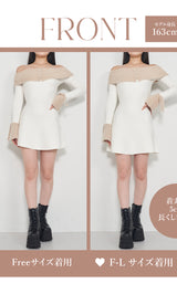 モデル：163cm（着用サイズ：FREE/F-L　着用カラー：BEG）
