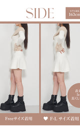 モデル：163cm（着用サイズ：FREE/F-L　着用カラー：BEG）