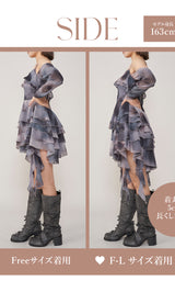 モデル：163cm（着用サイズ：FREE/F-L　着用カラー：PNK）