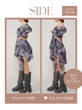 モデル：163cm（着用サイズ：FREE/F-L　着用カラー：PNK）