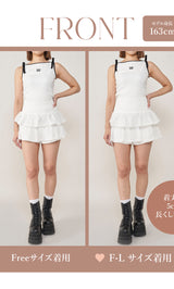 モデル：163cm（着用サイズ：FREE/F-L　着用カラー：WHT）