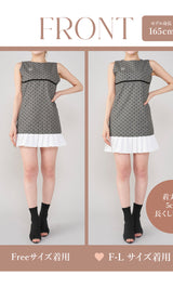 モデル：165cm（着用サイズ：FREE/F-L　着用カラー：GRY）