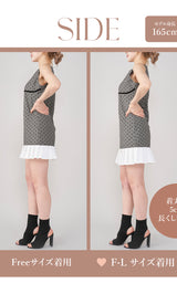 モデル：165cm（着用サイズ：FREE/F-L　着用カラー：GRY）