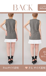 モデル：165cm（着用サイズ：FREE/F-L　着用カラー：GRY）