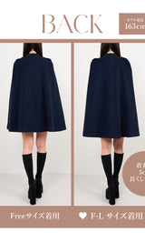 モデル：163cm（着用サイズ：FREE/F-L　着用カラー：NVY）