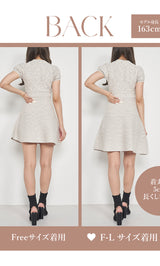モデル：163cm（着用サイズ：FREE/F-L　着用カラー：GRY）