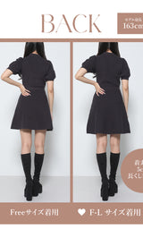 モデル：163cm（着用サイズ：FREE/F-L　着用カラー：C-GRY）