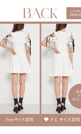 モデル：163cm（着用サイズ：FREE/F-L　着用カラー：IVO）