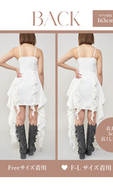 モデル：163cm（着用サイズ：FREE/F-L　着用カラー：WHT）
