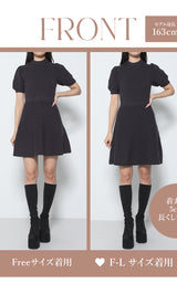 モデル：163cm（着用サイズ：FREE/F-L　着用カラー：C-GRY）