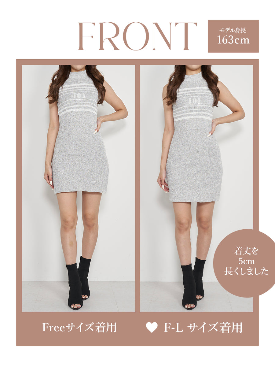 モデル：163cm（着用サイズ：FREE/F-L　着用カラー：GRY）
