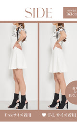 モデル：163cm（着用サイズ：FREE/F-L　着用カラー：IVO）