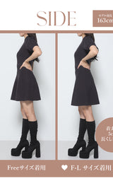 モデル：163cm（着用サイズ：FREE/F-L　着用カラー：C-GRY）