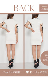モデル：163cm（着用サイズ：FREE/F-L　着用カラー：IVO）