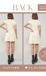 モデル：163cm（着用サイズ：FREE/F-L　着用カラー：IVO）