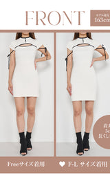 モデル：163cm（着用サイズ：FREE/F-L　着用カラー：IVO）