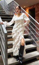 モデル：155cm（着用サイズ：FREE　着用カラー：WHT）