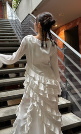 モデル：155cm（着用サイズ：FREE　着用カラー：WHT）