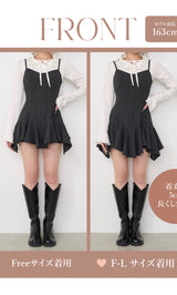モデル：163cm（着用サイズ：FREE/F-L　着用カラー：C-GRY）