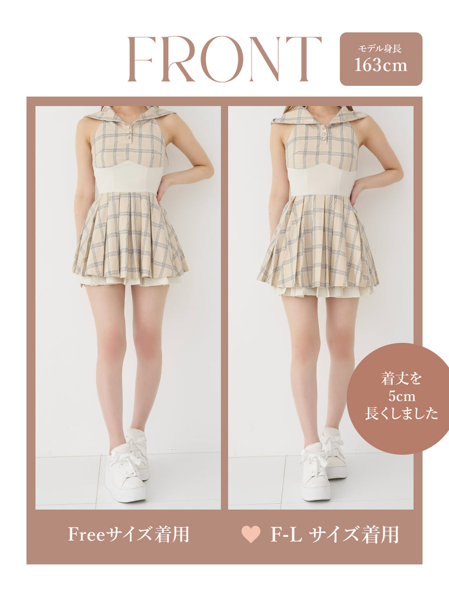 モデル：163cm（着用サイズ：FREE/F-L　着用カラー：BEG）
